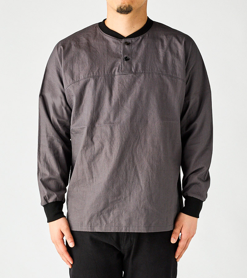 実物大型紙【No.2105】＜メンズ＞あきのある衿リブのオーバーサイズ