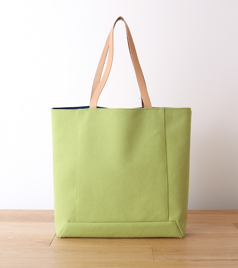 寸法図【NO.31182】スラッシュポケット付きトートバッグ【L】 [M便 0/1