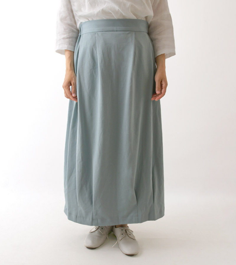 実物大型紙【No.354】ウエストと裾がタックのすっきりバルーンスカート