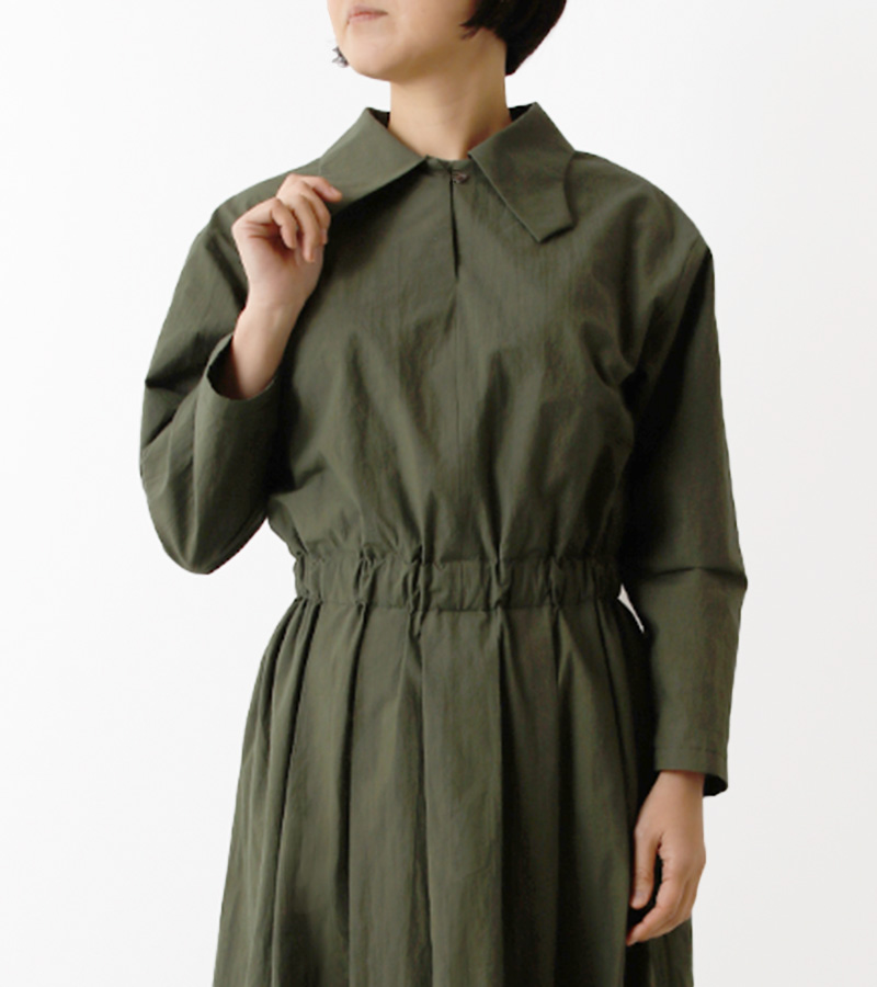 実物大型紙【No.6013】変わり衿のタックワンピース(SML・2L) [M便 1/2