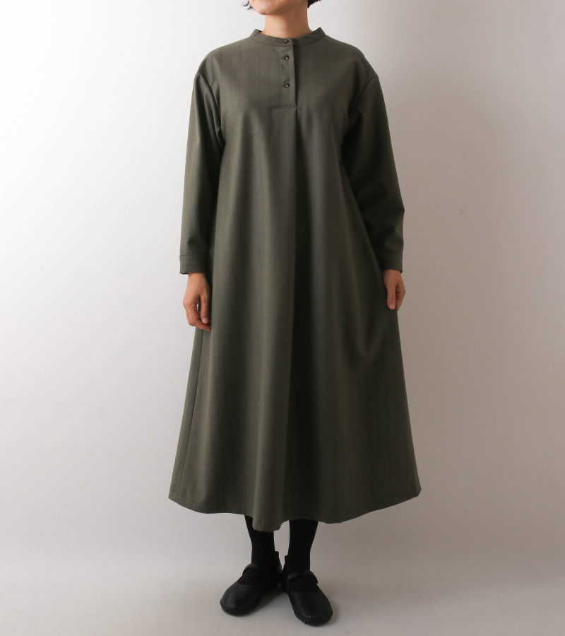 PD]【5mカット】＜Made in 尾州＞ウールandカシミアのプレミアムフラノ