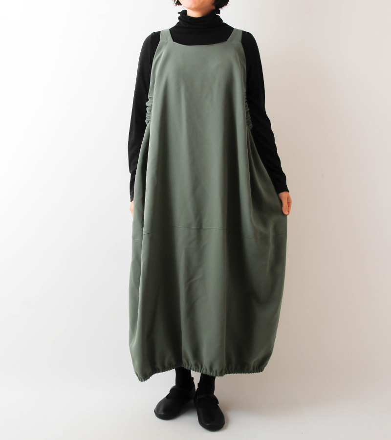 45R☆ダブルクロスストレッチの桃比女 /カーキベージュ♪ 45R（フォーティファイブアール）の「ダブルクロスストレッチの桃比女