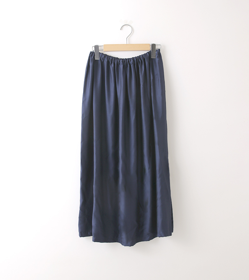 カットクロス】ネイビーカラーのシルクandレーヨンファブリック