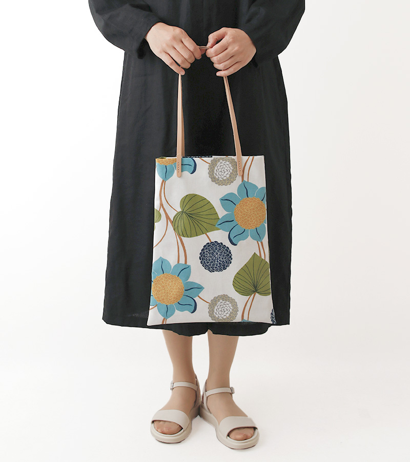 カットクロス】＜ラミネート加工＞コットンandリネンのプリント